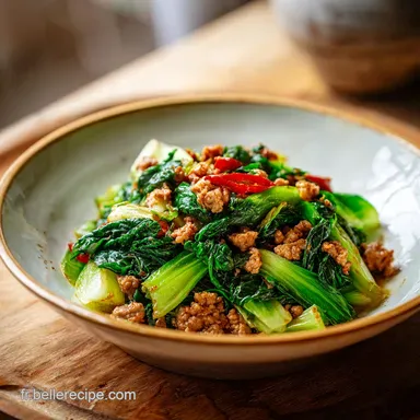 Chou Chinois Recette Saut&eacute; Rapide Pour 4