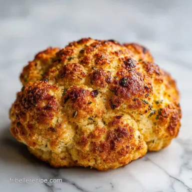 Chou-fleur R&ocirc;ti aux &Eacute;pices : Recette pour 4 Personnes Fiche recette