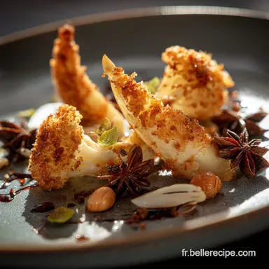 Choufleur pan&eacute; aux &eacute;pices le croustillant infaillible au four Fiche recette