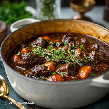 Recette de Civet de Chevreuil en Sauce Grand Veneur: Pr&eacute;paration en 3h45