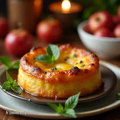 Clafoutis aux Pommes Mon Secret Pralin&eacute; Normand Fiche recette