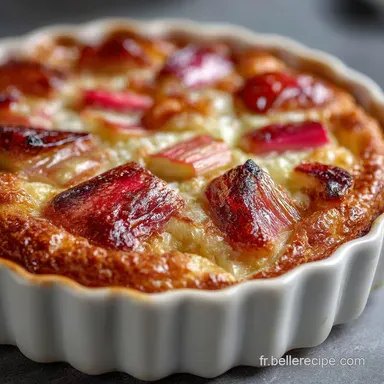 Recette Clafoutis Rhubarbe Facile Le D&eacute;lice Printemps Maison