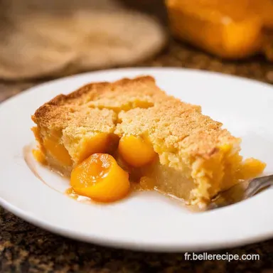 Cobbler aux p&ecirc;ches facile Un d&eacute;lice amandine et vanille Fiche recette