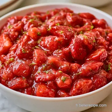 Confiture Fraise Citron Vert pour 2 Pots Fiche recette