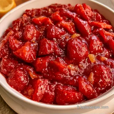 Confiture Fraises Citrons en 55 Minutes