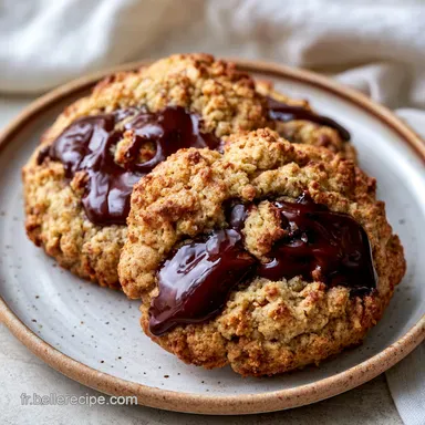 Cookies Moelleux Chocolat : C&oelig;ur Velout&eacute;