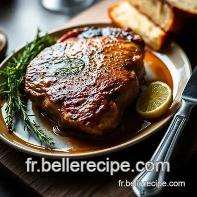 C&ocirc;te de B&oelig;uf &agrave; la Po&ecirc;le: Mon Recette Facile et Savoureuse &agrave; Partager Fiche recette