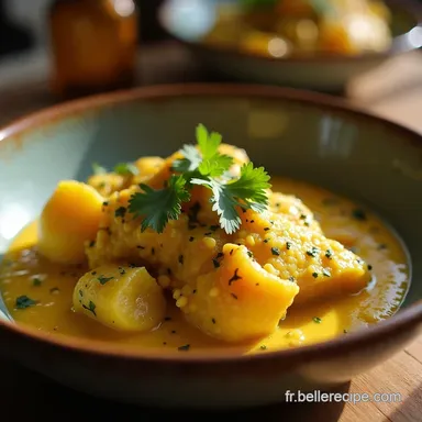 Recette Courgettes au Lait de Coco Curry Doux Express Fiche recette