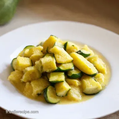 Courgettes au Lait de Coco Ma Recette Cr&eacute;meuse et Facile Fiche recette