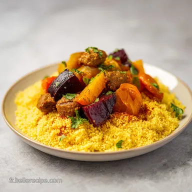 Couscous Trois Viandes pour 8 Personnes Fiche recette
