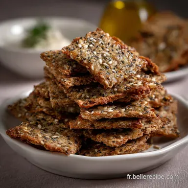 Crackers aux Graines : La Recette Maison Ultra Croustillante Fiche recette