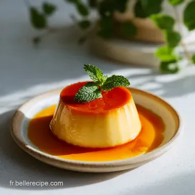 Cr&egrave;me au Caramel Fran&ccedil;aise: Pour 6 Portions Fiche recette