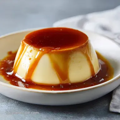 Recette Cr&egrave;me Caramel Maison : 8 Portions Fiche recette