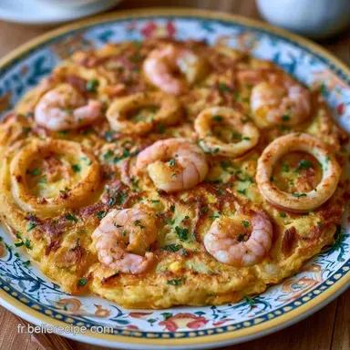 Cr&ecirc;pe Cor&eacute;enne Fruits De Mer en 25 Min Fiche recette