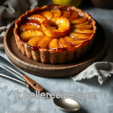 Tarte Tatin aux Pommes Caram&eacute;lis&eacute;es : Un Entr&eacute;e Traditionnelle Fran&ccedil;aise Fiche recette