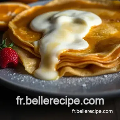 Recette Gouter: Cr&ecirc;pes Suzette au Grand Marnier - Un D&eacute;lice &agrave; Partager Fiche recette