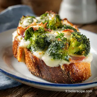 Croque Healthy au Brocolis la version l&eacute;g&egrave;re et ultracr&eacute;meuse du classique Fiche recette