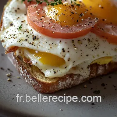 Croque Monsieur Rapide: Mon Id&eacute;e Repas Vite Fait! Fiche recette