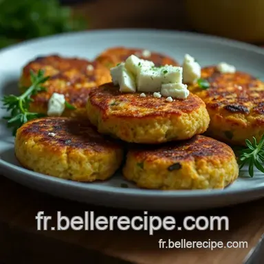 Croquettes de Courgettes et Feta : Un Ap&eacute;ritif V&eacute;g&eacute;tarien Savoureux Fiche recette