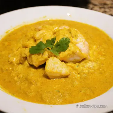Curry de Poisson Blanc au Coco Facile Mon Secret Exotique Fiche recette