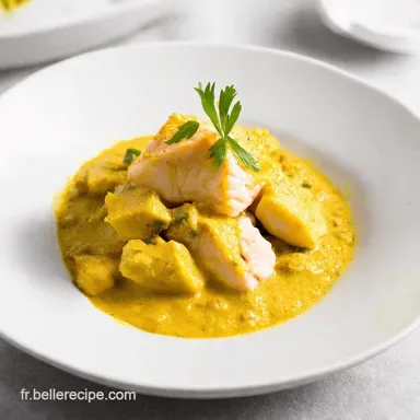 Curry de Poisson Blanc au Coco Facile Mon Secret Exotique