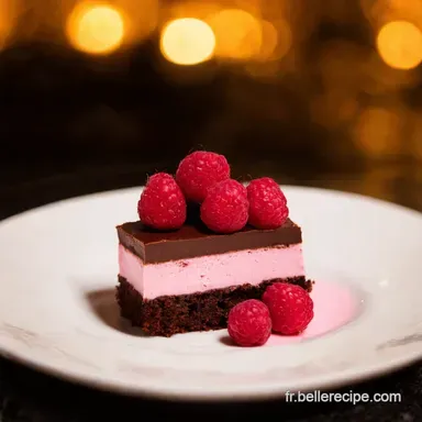 D&eacute;lice Bavarois Framboise Chocolat Un Dessert Divin Fiche recette