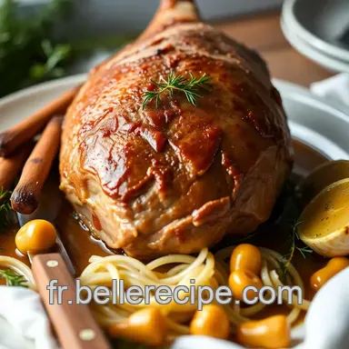 &Eacute;paule d'Agneau au Four Fondante: Recette Facile de Mamie Fiche recette