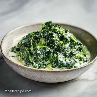 &Eacute;pinards &agrave; la Cr&egrave;me Maison en 20 Minutes