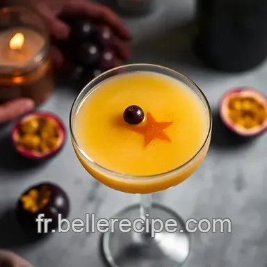 &Eacute;toile du Soir : Cocktail Pornstar Facile et Savoureux Fiche recette