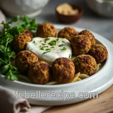 Falafels au Yaourt &Eacute;pic&eacute;: L'Ap&eacute;ro Oriental Facile! Fiche recette