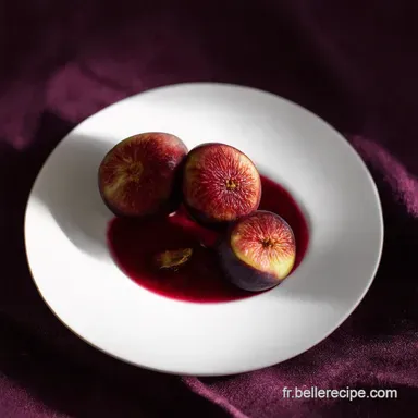 Figues Poch&eacute;es Vin Rouge Mon Dessert Facile et &Eacute;pic&eacute;