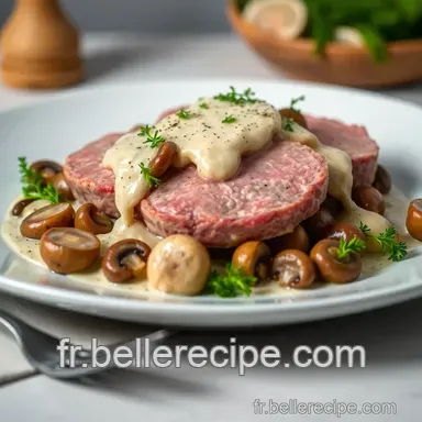 Filet de Veau aux Champignons et Cr&egrave;me : Une Recette Savoureuse Fiche recette