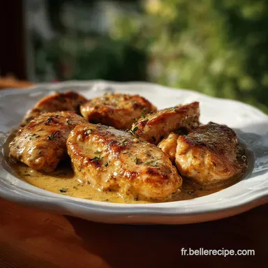 Recette de Filets de Poulet Saut&eacute;s &agrave; la Moutarde en 25 Minutes Fiche recette