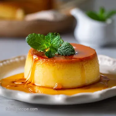 Flan Coco Caram&eacute;lis&eacute;: Recette Facile Antillaise Fiche recette