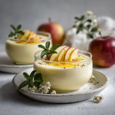 Flan Pommes Yaourt Fondant Pour 8 Personnes Fiche recette