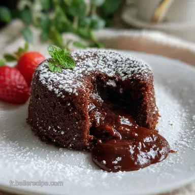 G&acirc;teau au chocolat : Le Fondant Moelleux C&oelig;ur Coulant Fiche recette