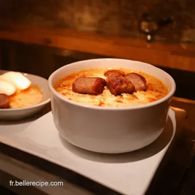 Fondue dEndives aux Saucisses Fum&eacute;es Mon Secret R&eacute;confortant Fiche recette