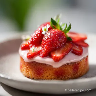 Recette de Fraisier aux Biscuits Roses: Pour 8