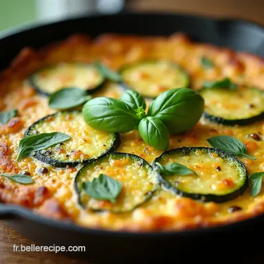 Frittata de Courgettes au Basilic Ma Recette Estivale Facile