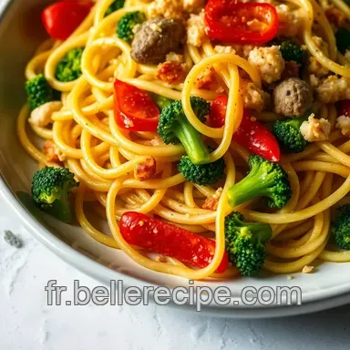 Fusili Primavera : Un Plat V&eacute;g&eacute;tarien Color&eacute; et Savoureux Fiche recette