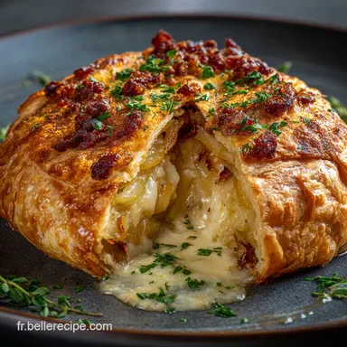 Galette de pommes de terre au fromage C&oelig;ur de Comt&eacute; coulant et croustillant Fiche recette