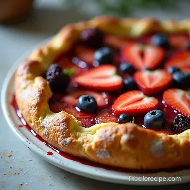 Galette Rustique aux Fruits Frais Un Go&ucirc;t d&Eacute;t&eacute; Facile