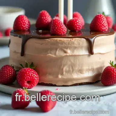 G&acirc;teau Anniversaire Chocolat-Framboise: Ma Recette Facile! Fiche recette