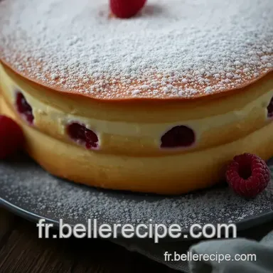 Mon G&acirc;teau d'Anniversaire Facile: Genoise, Framboise & Vanille Fiche recette