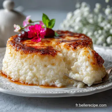 G&acirc;teau de riz au lait facile : recette maison en 50 minutes Fiche recette