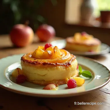 Le Meilleur G&acirc;teau Invisible aux Pommes Recette Facile et Moelleuse Fiche recette