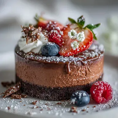 Recette G&acirc;teau Mousse Chocolat pour 8 Portions