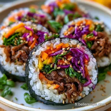 Gimbap B&oelig;uf Bulgogi pour 4 Personnes Fiche recette