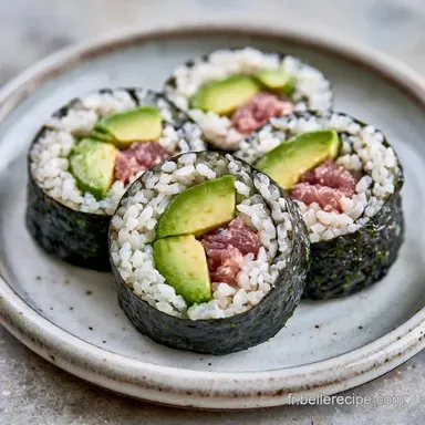 Gimbap Thon Avocat pour 4 Personnes