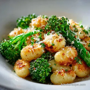 Gnocchis aux brocolis et parmesan la recette onctueuse au beurre noisette Fiche recette